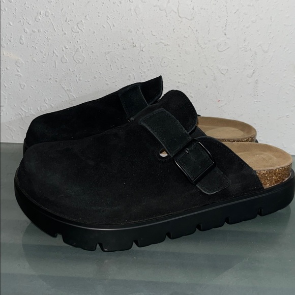 Project Cloud Benton black slip on mules clogs - Picture 3 of 14